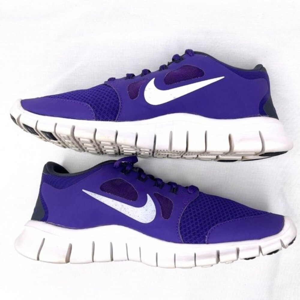 Nike Free 5.0 Purple Running Sneakers 580558-501 Youth 6